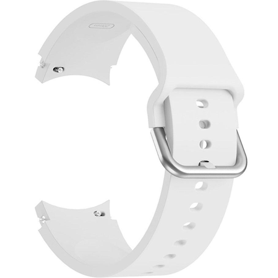 Silicone Strap for Samsung Galaxy Watch 4/5/6/7 40/42/43/44/45/46/47mm, White