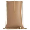 TOD'S Cow Leather Cell Phone Pouch Medium Women's Beige Yellow XAWDBM31300UPPC806