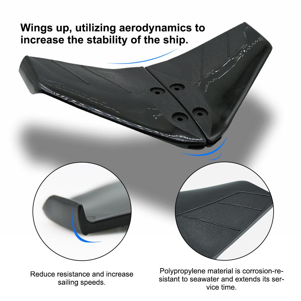 Outboard Gliding Wing AssaultBoat Fishing Boat Outboard Flaps Yachts Reduce Resistance SpeedUp Hung