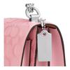 Coach Klare 22 Two-Way Adjustable Shoulder Strap Snap Closure Pearlized Patent Leather And Smooth Leather Small Crossbody Bag CDA97-SVPK