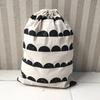 Großer Baumwoll-Leinen-Wäschebeutel, Spielzeugsack Aufbewahrungstasche, Bedruckter Stoff, Kordelzug Sporttasche, Schmutzige Kleidung Organizer Taschen