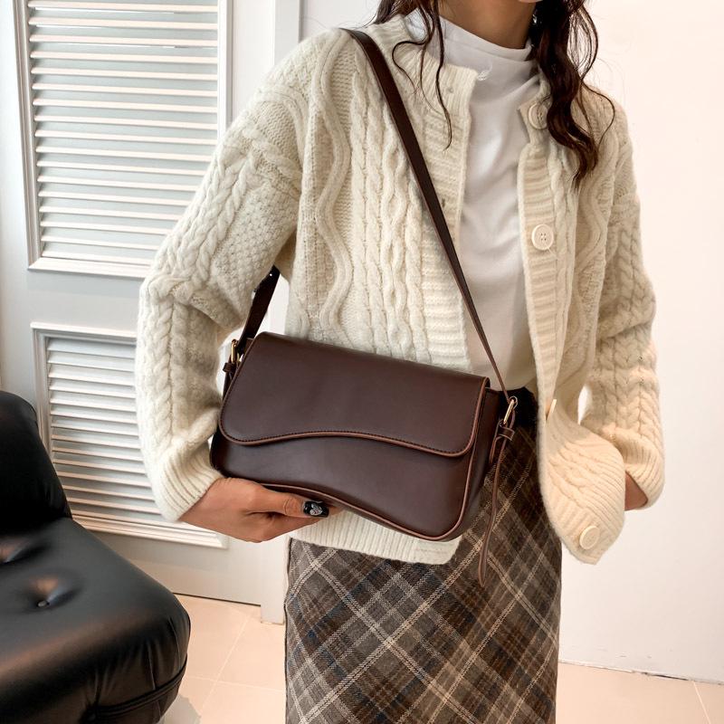 Strukturierte kleine quadratische Schultertaschen für Damen in Bonbonfarben