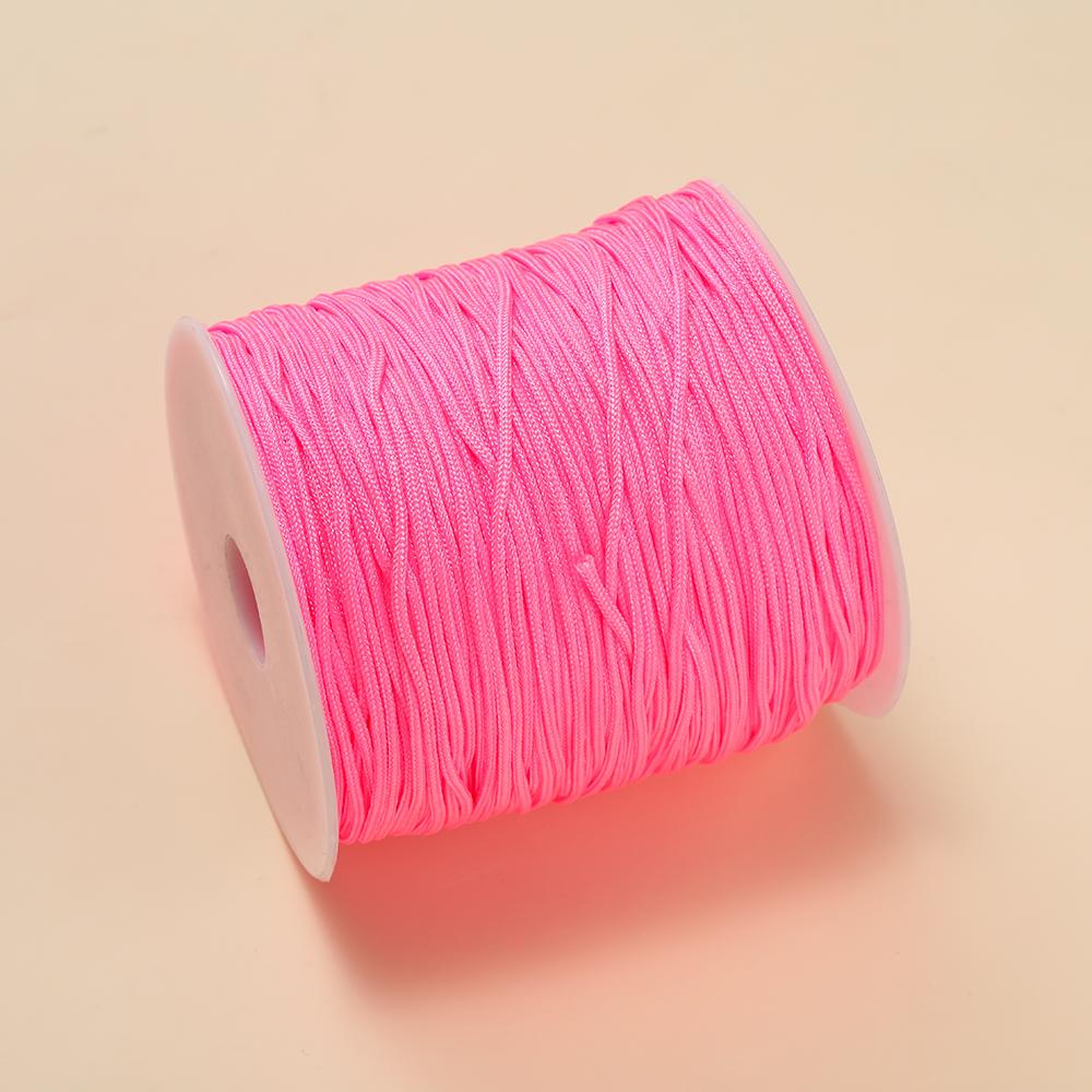 270m 1mm Colored Nylon Beading Cord Non-Stretch Jade Thread for DIY Jewelry Craft Bracelets Necklaces Accessories