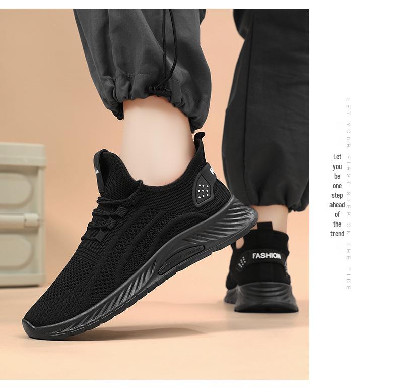 2025 Summer Flyknit Running Shoes: Trendy, Unisex Casual Sportswear