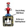 Musician Dolls Wall Hanging Metal Showpieces Handmade Iron Home Decor Tabletop Statues for Living Room