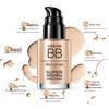 BB Cream Light & Clear: Complexion-Enhancing Foundation & Concealer, Moisturizing, Waterproof, Sweatproof, Long-lasting, Non-Cakey, Unisex.