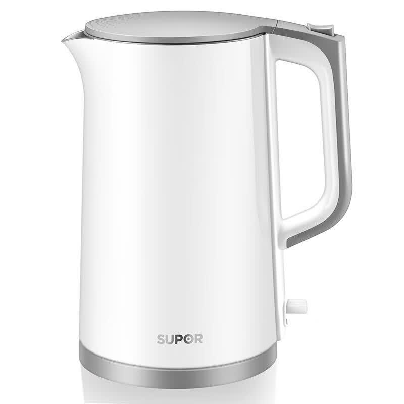 SUPOR 1.7L Anti-Scald 304 Stainless Steel Electric Kettle