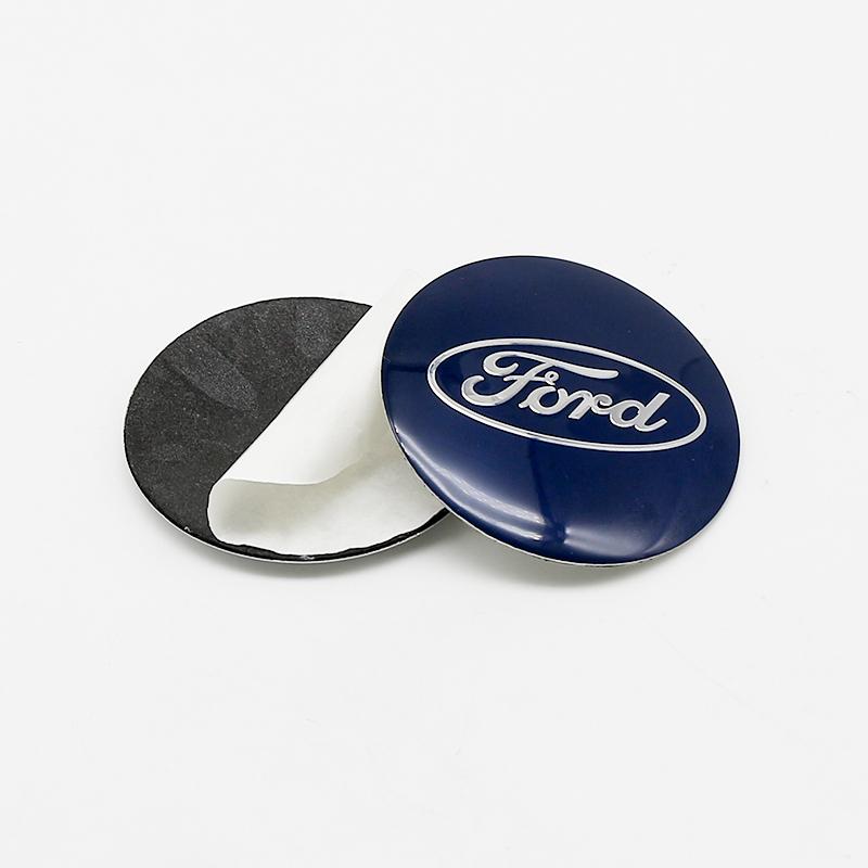 4Pcs 56mm 3D ABS Wheel Center Hub Cap Badge Overlay For Ford Focus Mondeo Fusion Escape Kuga F150 F250 Auto Tuning Accessories