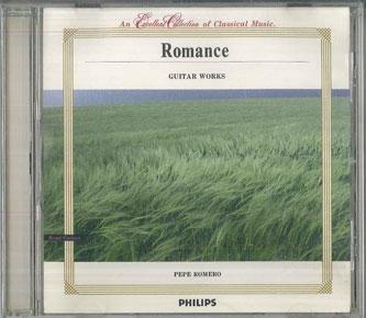 CD PEPE ROMERO - Romance / Guitar Works MP168 PHILIPS Japan Classical Used