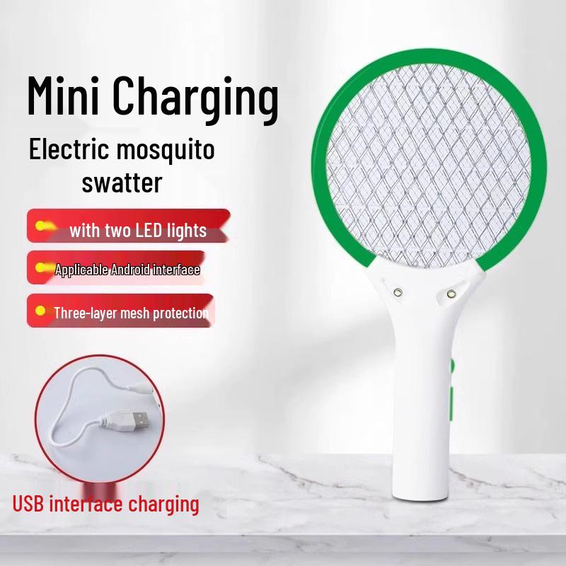 2025 Electric Mosquito Swatter: Rechargeable, Powerful, Portable Mosquito Killer & Repellent
