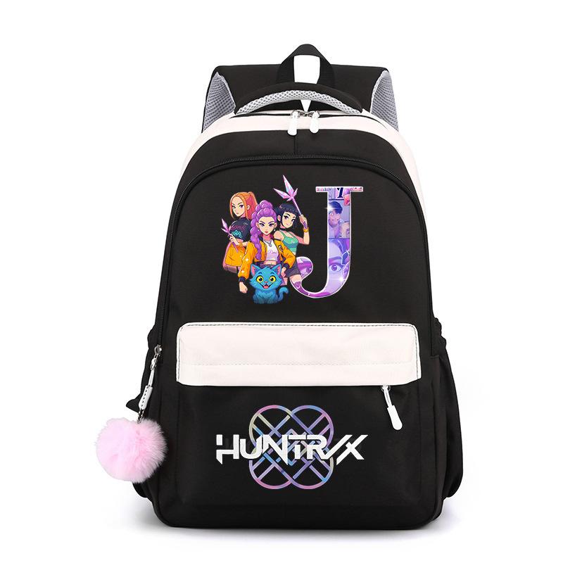 Large Capacity Schoolbag with Shoulder Strap; Student Three-piece Pencil Case Set