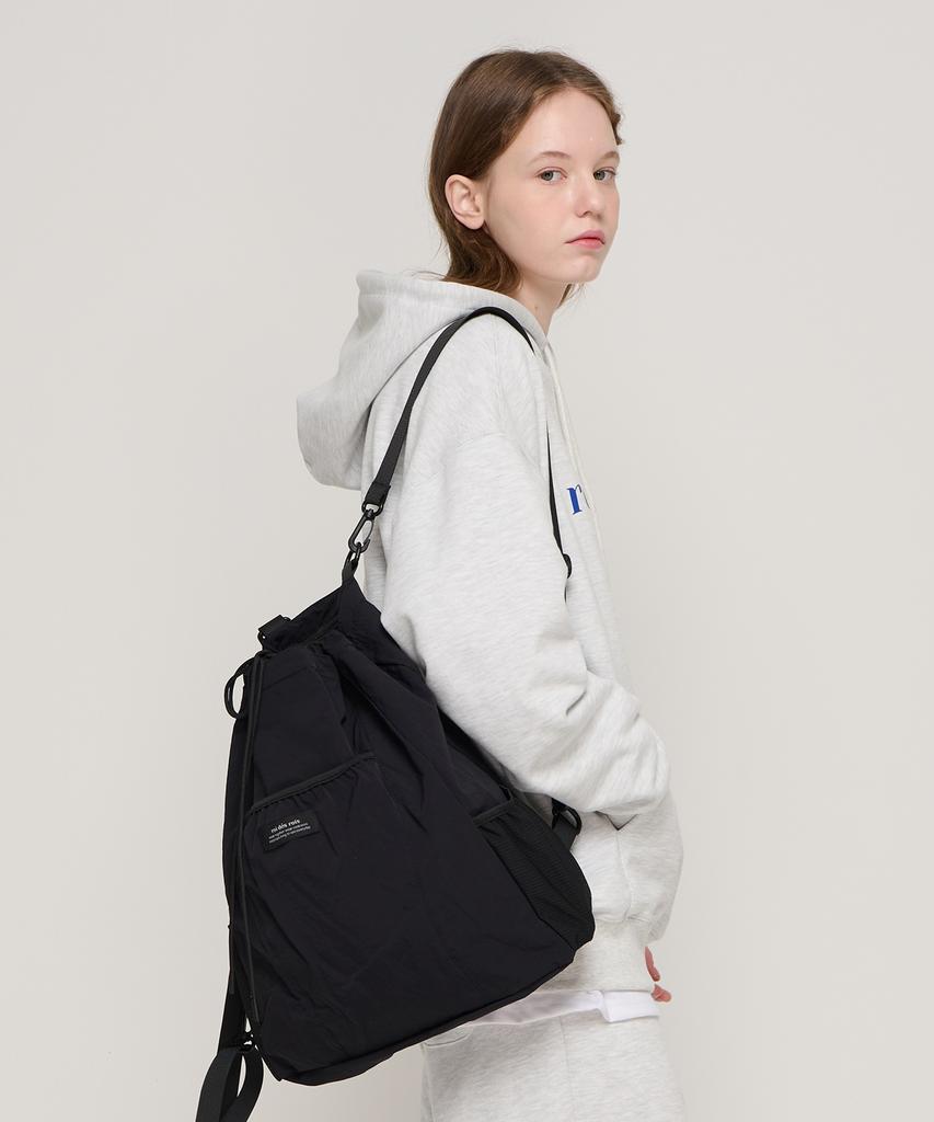 Roidesrois Drawstring Backpack (Black)