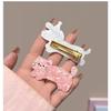 Charming Cartoon Puppy & Cat Hair Clip for Girls - Cute & Versatile Acrylic Hair Accessory