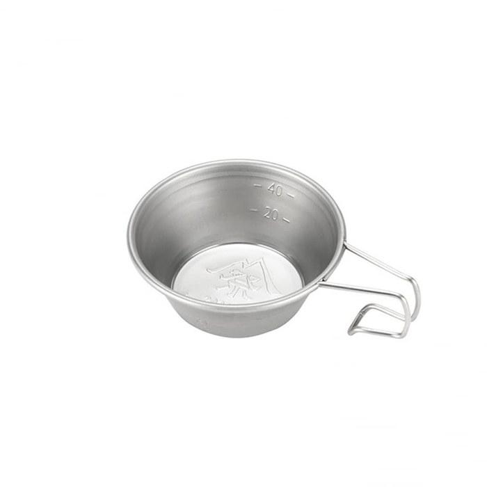 Snow Peak Shera Cup Mini Shera Cup 2022 Autumn Edition FES-176 Silver 70x70x30mm