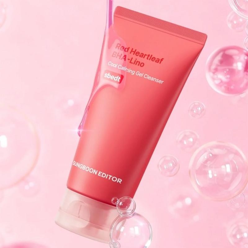 SUNGBOON EDITOR Red Heartleaf BHA-Lino Cool Calming Gel Cleanser 120g
