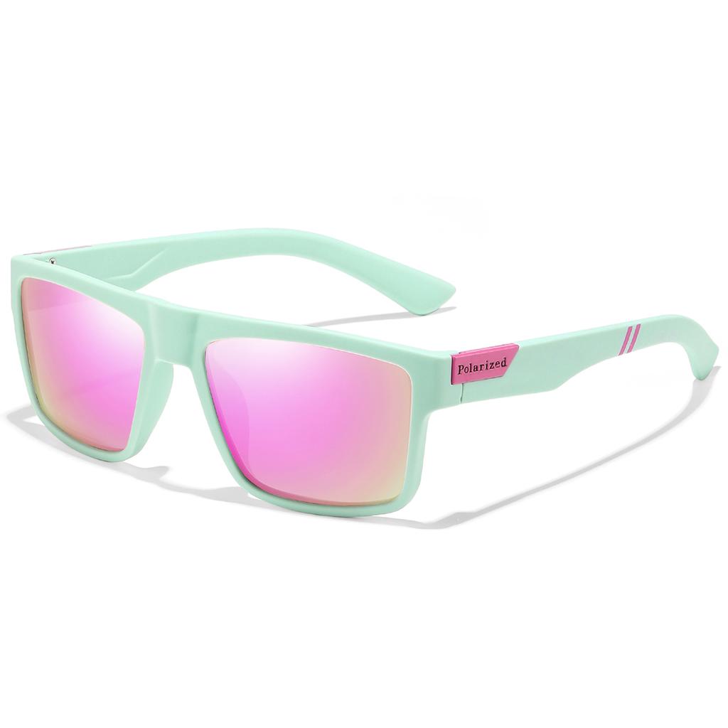 Polarized Sunglasses for Men and Women Classic Square Frame Glasses for Driving Fishing and Golf Unisex