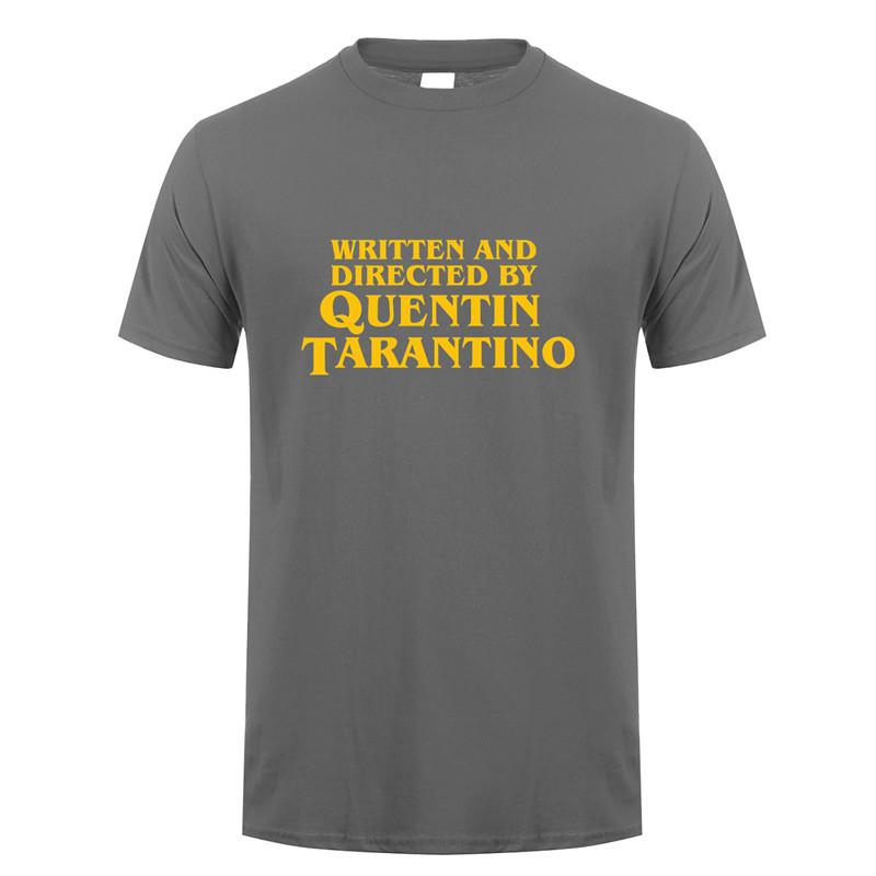 Written And Directed By Quentin Tarantino T Shirt Unisex Unisex T Shirts Summer Fashion Short Sleeve Unisexunisex Tshirt Oz418