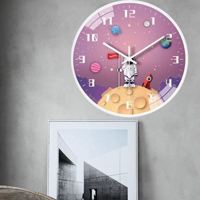 Silent Wall Clock Living Room Home Bedroom Clock Children's Room Cartoon Wall Clock Atmospheric Room Display Numbers
