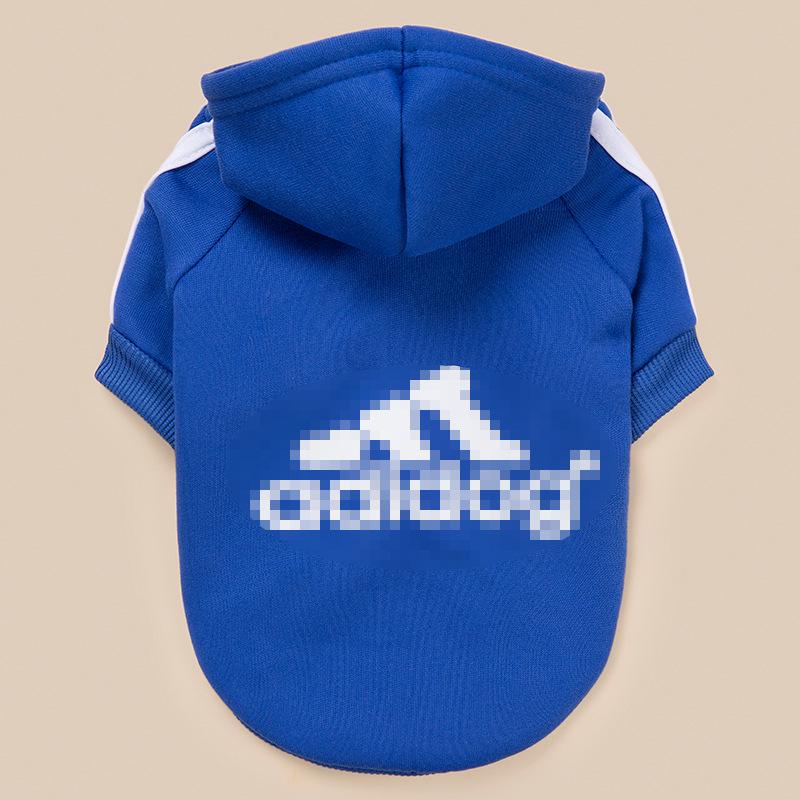 Pulover cu glugă, cu patru picioare, pentru câini și pisici, cu nasturi multicolori - Îmbrăcăminte pentru animale de companie de toamnă/iarnă.