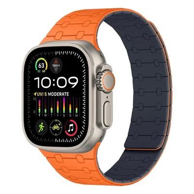 Magnetic Silicone Strap for Apple Watch Band Ultra3 49mm 44 40mm 42 46 45mm Bracelet For IWatch Series11 10 9 8 7 6 SE 5 4 38mm