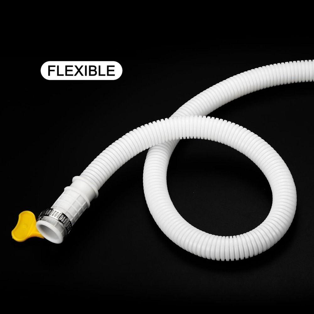 New Plastic Air Conditioner Drain Hose Thickened 1-5M Washing Machine Tube White Extension Pipe