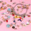 1Box Resin Beads Metal Beads Charms Big Hole Loose Spacer Beads Bracelet Making Kit For Jewelry Making Diy Accessories Gift Box