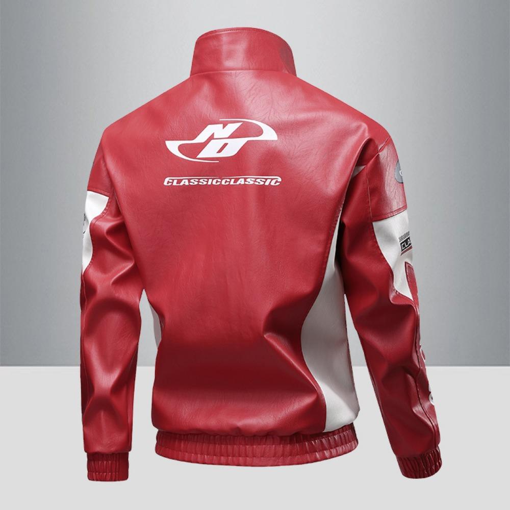 Vinter ny motorcykelkördräkt herr racing anti-fall riddare lokomotivjacka rallydräkt vindtät och varm