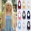 Straight Versatile 39.37inch Handmade Wig Universal Halloween Cosplay Wig  Makeup Party