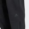 adidas Pure Color Logo Embroidered Badge Loose Sports Pants Men Bottoms Carbon-Black IK3468