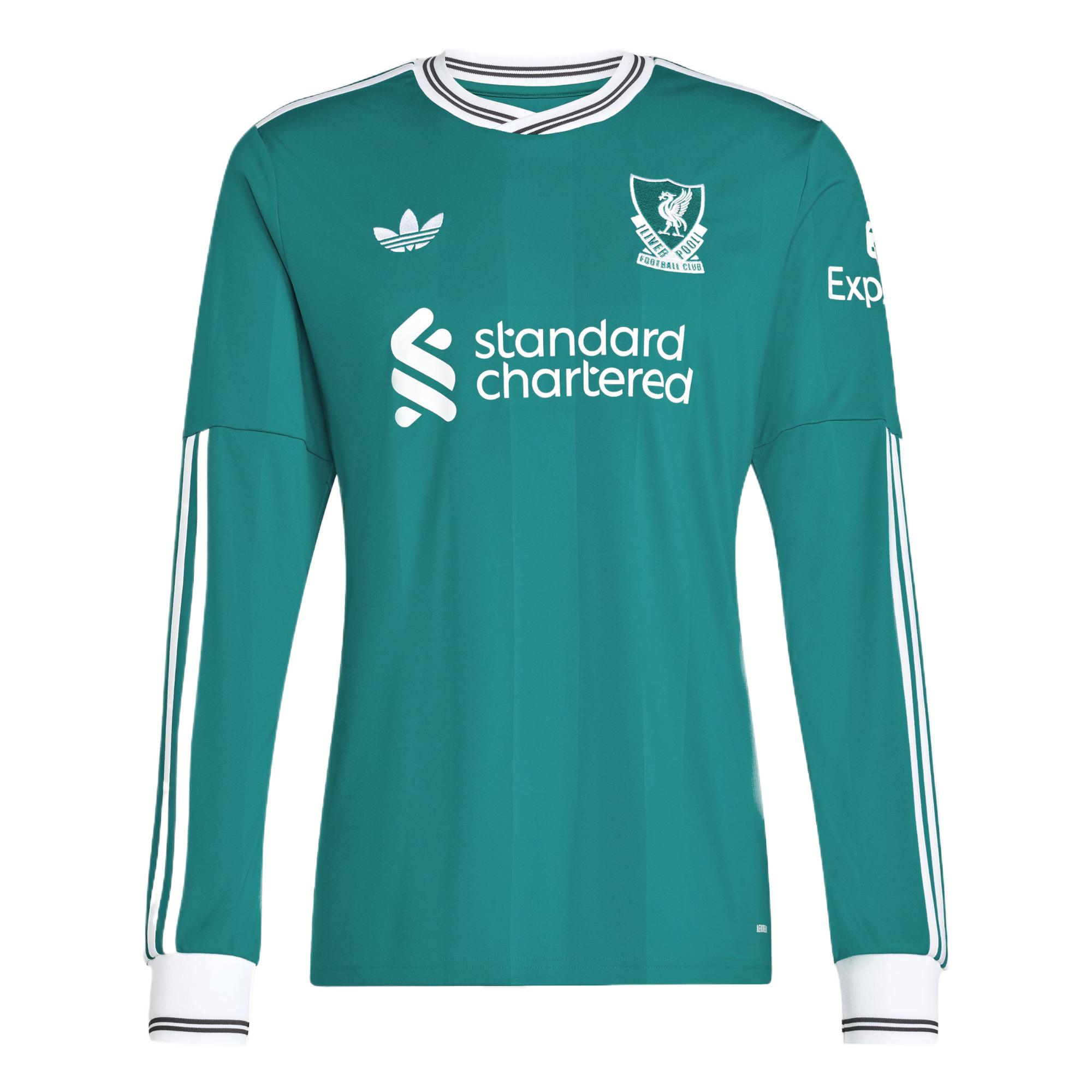 Adidas Originals Free Shipping with adiClub Liverpool Fc 25/26 Long Sleeve Third Jersey JV6464 2XL