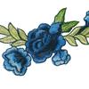 2Pcs Embroidery Flower Decor Patch Dress Hat Needlework Bag Jeans Applique Crafts Clothing Accessories DIY