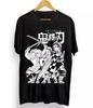 Kimetsu No Yaiba New T-shirt Demon Killer Men's Cotton T-shirt Summer New Men's and Women's Streetwear