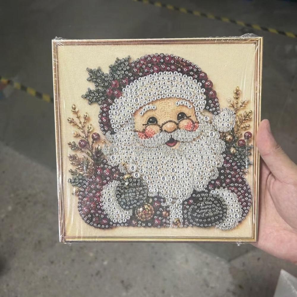 3D Pearl Art DIY Pearl Bead Art Set With Frame Home Christmas Wall Decor Home Wall Decor