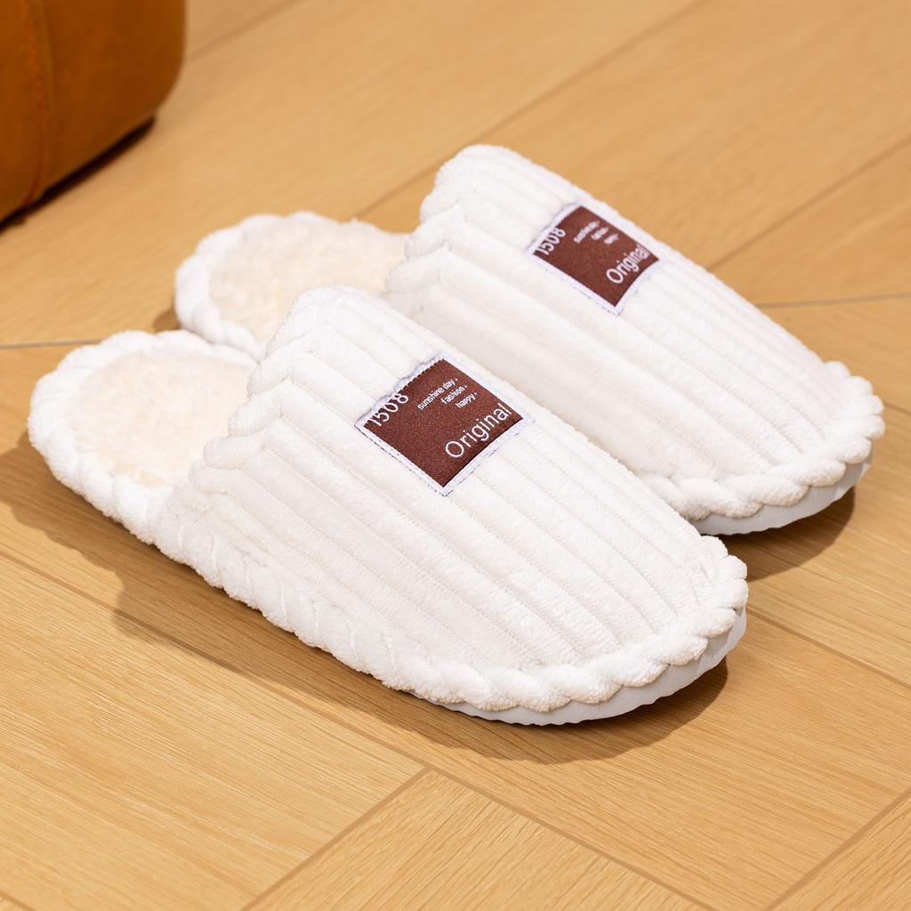 Women's Winter Home Semi-mopping Cotton Slippers