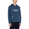 Stone Island Hooded Logo Sweatshirt Men sweatshirts Blue 8015615X2-V0127