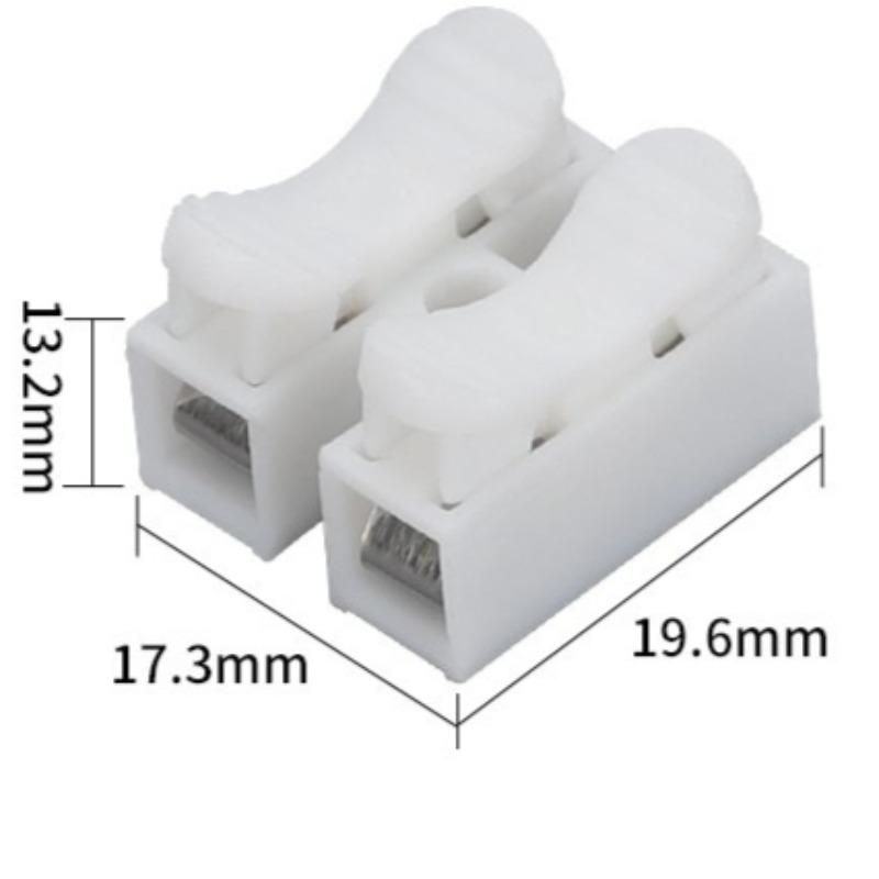 

1/5/10 шт. Провідникові з єднувачі CH-2 CH-3 Без пайки зварюванням Швидкі 2P 3P Кабельні провідникові з єднувачі Безгвинтовий клемний блок Пружинний затискач 1PC