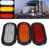 Pack of 2 Tail Lights High Visibility 24LED Recessed Suitable for Enhanced Safety on Trucks and Trailers Large Vehicles