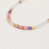 GEMCHIC Women's Natural Stone Beaded Necklace Gold Plated Copper Colorful Choker