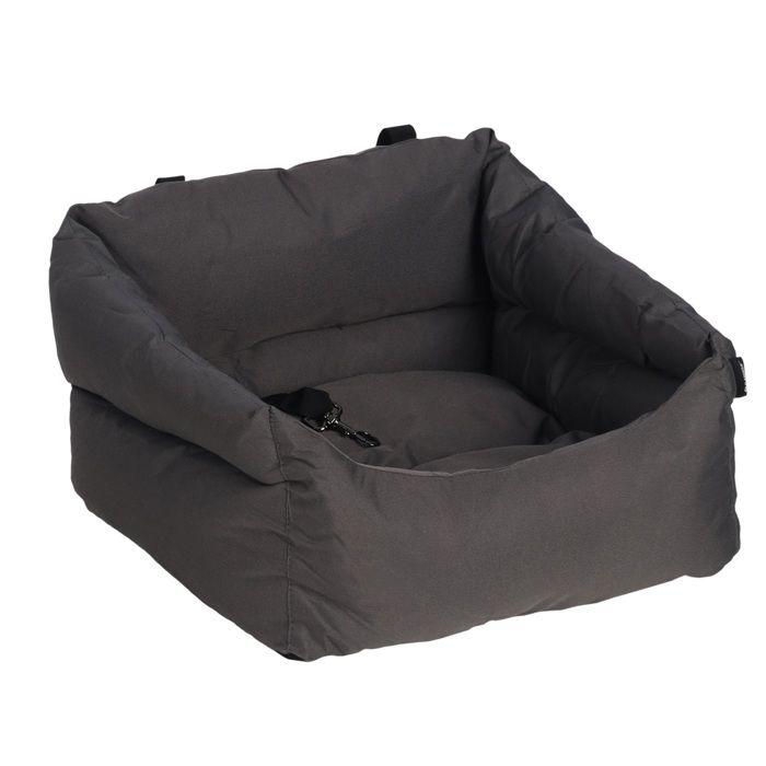 Siège auto pour chien - Jangles - Gris foncé - Résistant à l'eau - Rembourrage confortable