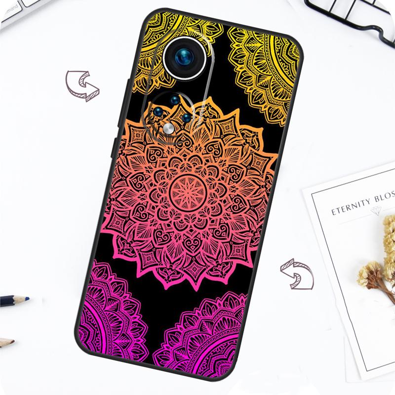 Mandala Case For Honor Magic 7 5 6 Pro Honor 200 Pro X9b X9a X8b X8a X8 X9 X9c 50 70 90 Lite Cover