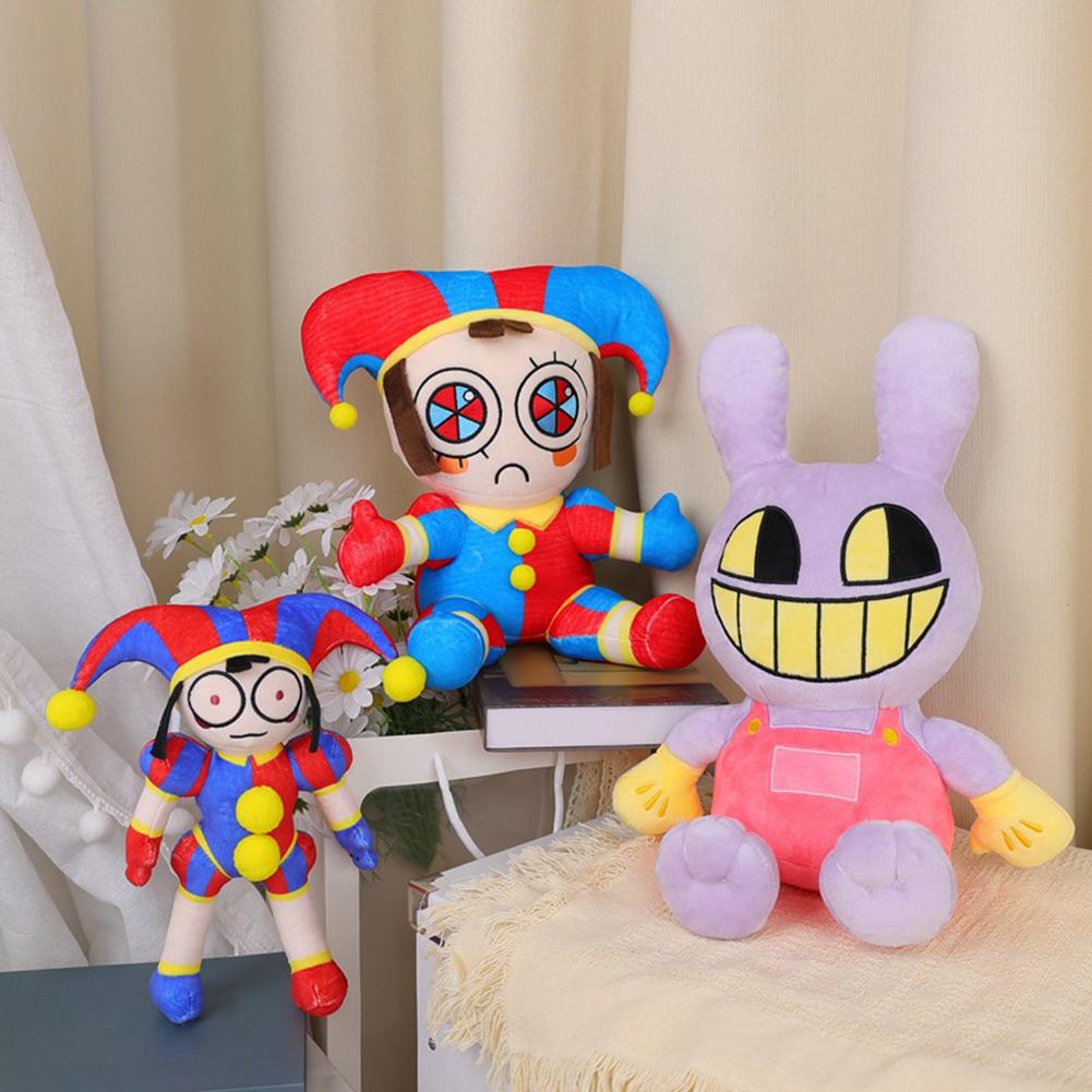 Il Fantastico Circo Digitale Peluche Cartone Animato Immagine Cuscino Regali Divertente Peluche Riempito Cuscino Giocattolo Pagliaccio per Bambini Bambini
