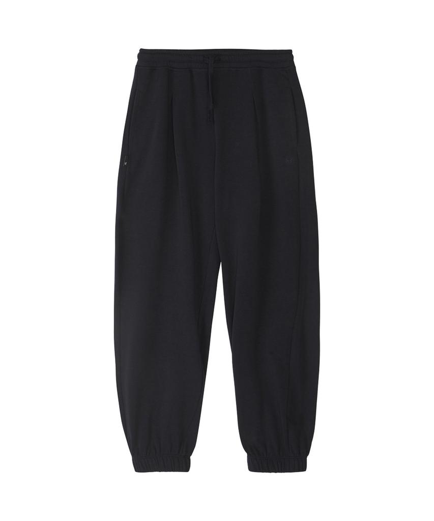 WILLIWAW STUDIO Ww One-Tuck Jogger Sweatpants [Navy Black]
