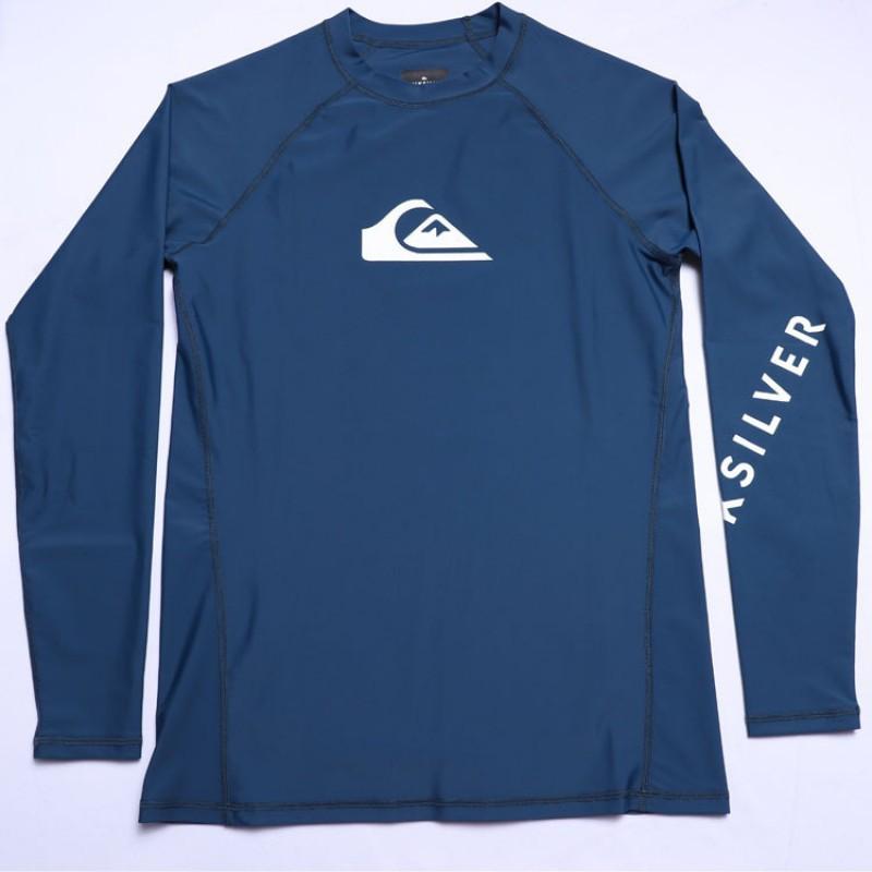 Quiksilver Diving Jellyfish Suit Surfing Long-sleeved Quick-drying Round-collar Tight-fitting Skin-friendly Breathable Stretch Sunscreen XXL