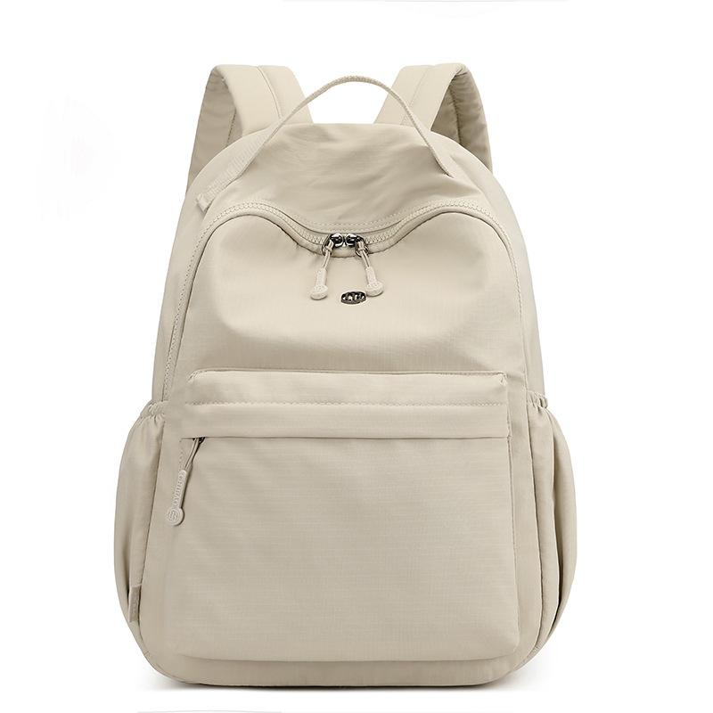 Japanese Simple Casual Backpack Women's New Large-capacity Travel Backpack Anti-splashing Nylon Student Schoolbag