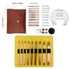 Interchangeable Circular Knitting Needle Set with Case 3.5mm-8.0mm Aluminum Crochet Hook Set Knitting Tool