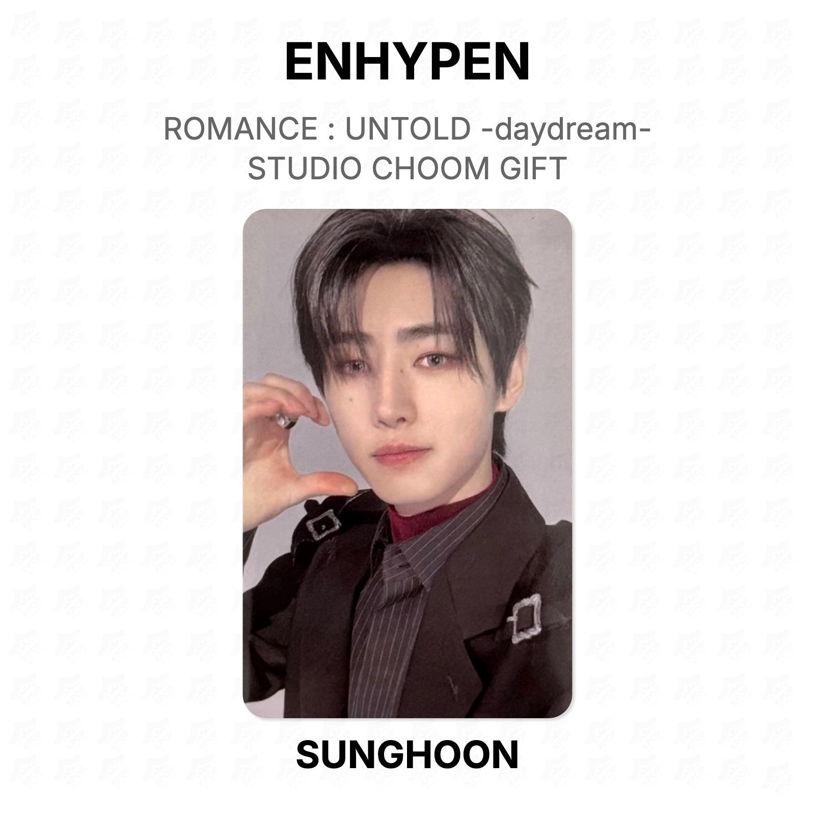 ENHYPEN ROMANCE : UNTOLD -daydream- STUDIO CHOOM GIFT Official Photocard SUNGHOON