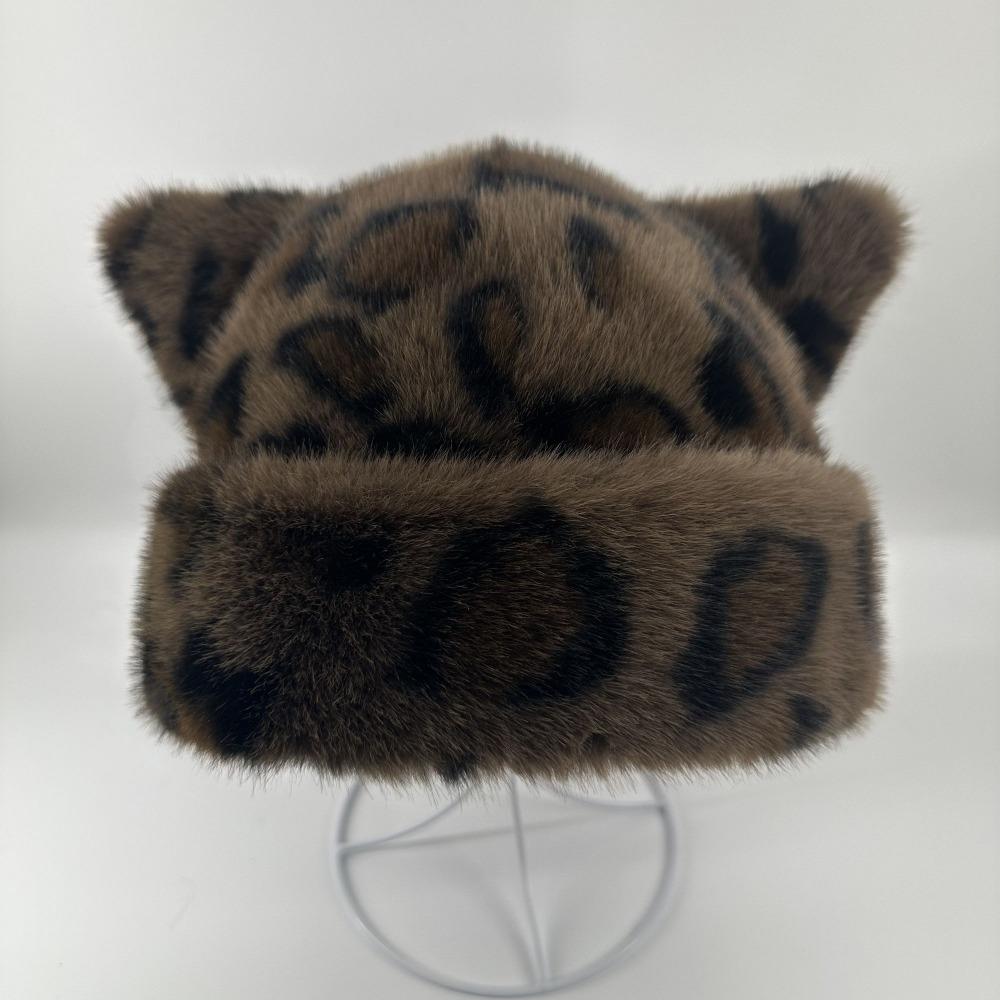 

Милая плюшевая шапка с мишкой - Женская теплая флисовая шапочка для путешествий на открытом воздухе