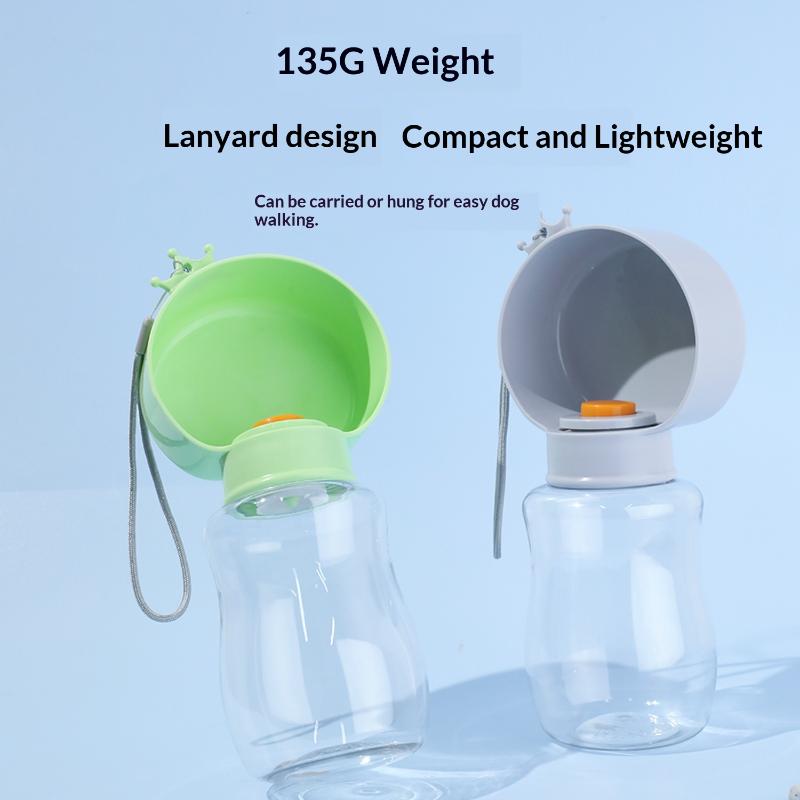 1Pc Pet Water Bottle Portable Accompanying Cup Dog Travel Water Bottle Drinking Food Bowl 2 In 1 Outdoor Pet Supplies