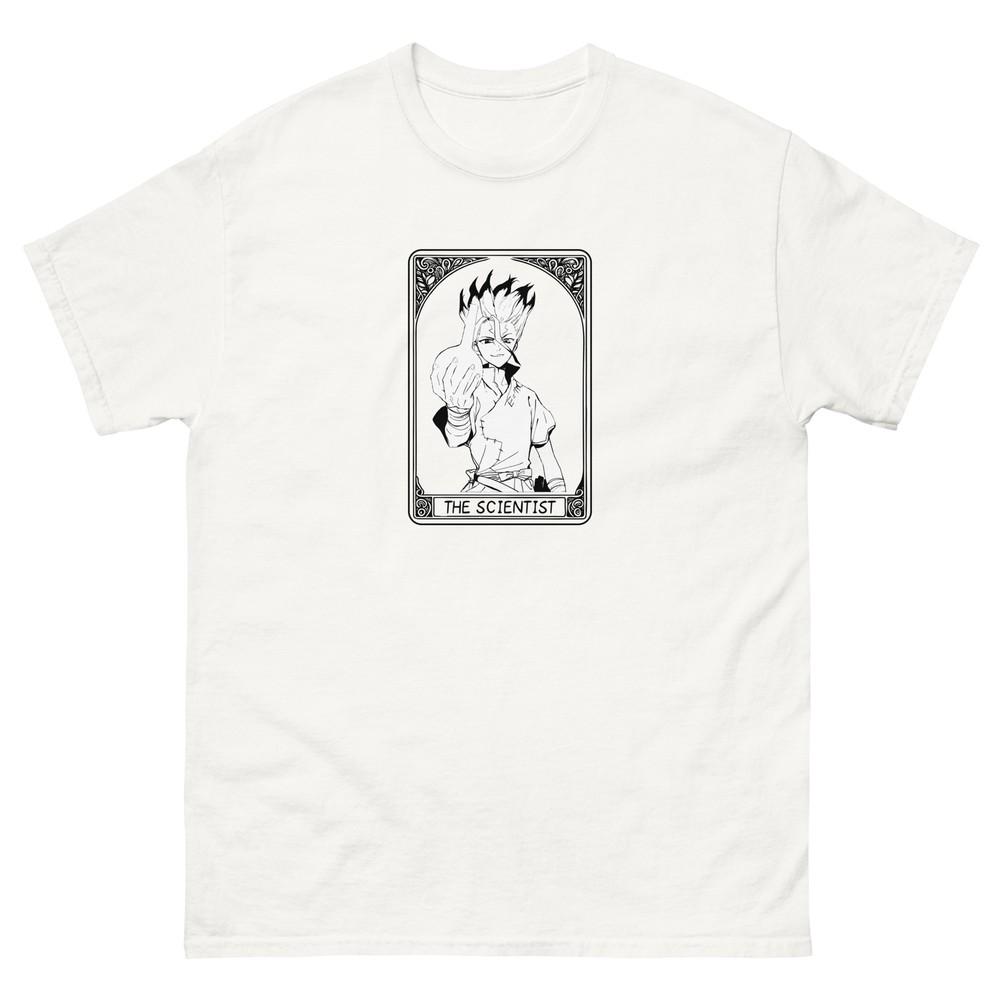 Senku Tee Goth Tarot Card Oracle Anime Unisex Unisexaga Dr Stone Tshirt Scientist S