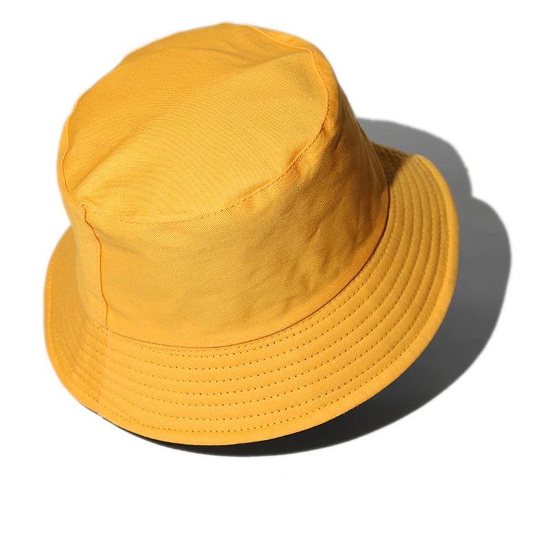 Solid Cotton Bucket Hats For Women Men Student Autumn Winter Unisex Folding Caps Hip Hop Gorros Outdoor Casual Panama Bucket Cap